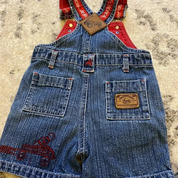 Radio Flyer - Vintage jean denim overalls - 18M - Picture 9 of 10